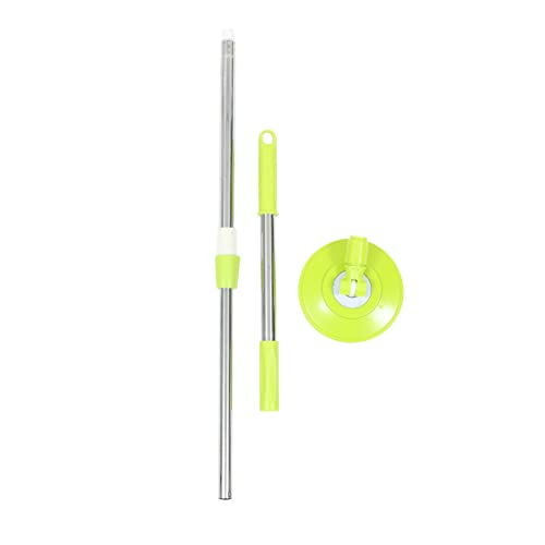 PERSELOSO 1Set Rotating Mop Accessory Rod Durable Section Stainless Steel Mop Pole Detachable Design for Easy Assembly and Use for Home Cleaning Tasks