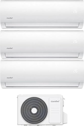 Climatizzatore Trial Split, 9000 + 9000 + 12000 Btu, con Pompa di Calore, Classe energetica A++/A+