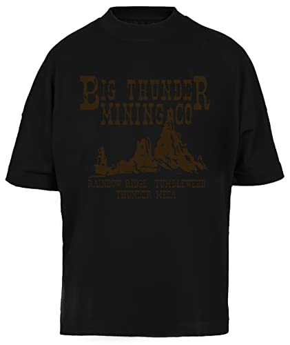 Big Thunder Mining Co t-shirt oversize noir pour créer un look rétro vintage décontracté