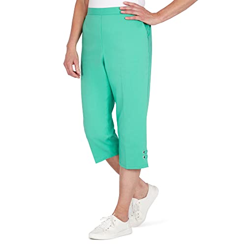 Alfred Dunner Women's Petite Grommet Cuff Capri3