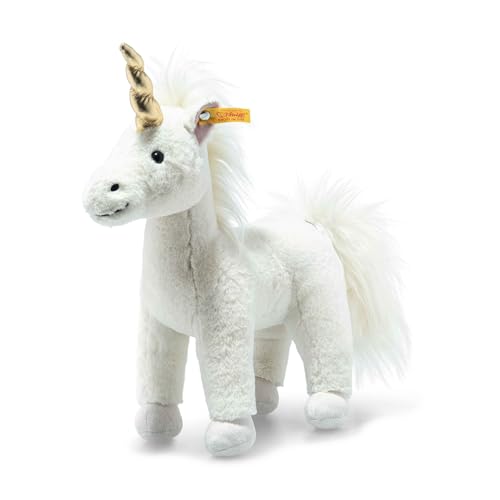 Steiff 067662 Unica Einhorn - 27 cm - Weiss stehend, Whisper White