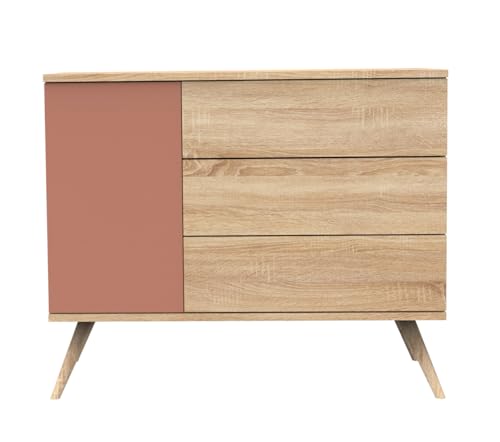 Sauthon Commode 1 Porte et 3 tiroirs