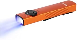 OLIGHT Arkfeld UV Flashlights Black Light with 1000 Lumens LED Flashlight, 365nm Ultraviolet Rechargeable EDC Flat Flashlight for Outdoors, Working, Pet Urine Detection (Cool White Light: 5700~6700K)