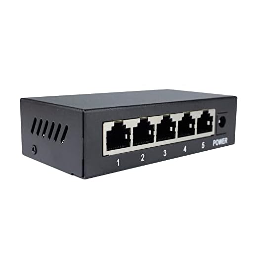 Haiz Switch De Mesa 5 Portas Rede Gigabit RJ45 HZ-1005G