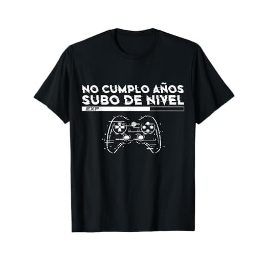 No Cumplo Años Subo De Nivel Divertido Gamer Cumpleaños Camiseta