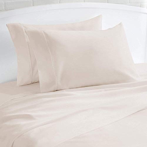 Kamas Oversized Queen Pillowcase Pack Of 2 Extra Large Pillowcase To Fit Your Oversized Pancake Large Huge & Gusseted Pillows 100% Egyptian Cotton Sateen Weave (Ivory, Queen Oversize- 23X34) #TOP1