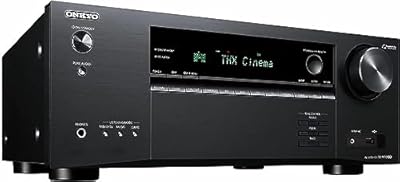 Onkyo TX-NR6100 7.2 Channel 8K Smart AV Receiver - THX Certified, Works with Sonos Certified, and Ultimate 4K Gaming Experience