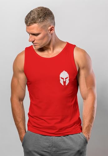  Neverless Herren Tank-Top Logo Print - Spartaner Krieger - Streetstyle Fashion
| Neverless Logo Print Sparta-Helm Tank-