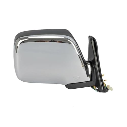 OESUP Rétroviseur Latéral Assy pour Toyota pour Land pour Cruiser 80 LC80 1992-1997 Rétroviseur Extérieur Chromé À 3 Broches sans Chauffage Voiture Rétroviseur(Droite)