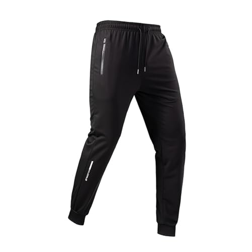 Track Athletic Running for Man Fall Summer Rayon Ruched Straight Leg Plain Long Cuff Leg Pants Man 2025 Trendy Y2K4