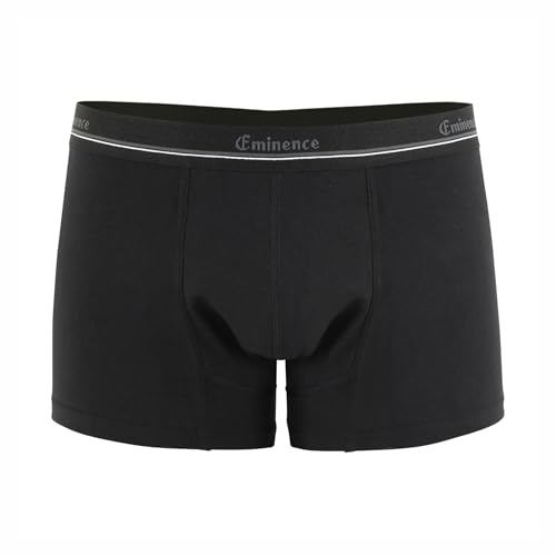 Boxer Sanitario Assorbente Da Uomo, Cotone Elasticizzato, Dispositivo Medico, Anti Odore, Invisibile 4 Strati Piccole Perdite Urinarie, Incontinenza (Nero, Xxl)-image