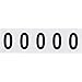 Brady 9714-0, 97049 97 Series Indoor/Outdoor Number and Letter, (Pack of 30 Cards)