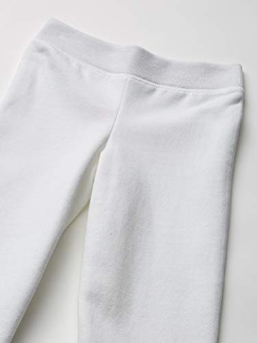 Hanes Calça jogger ComfortSoft EcoSmart para meninas, Branco, Small (Pack of 1)