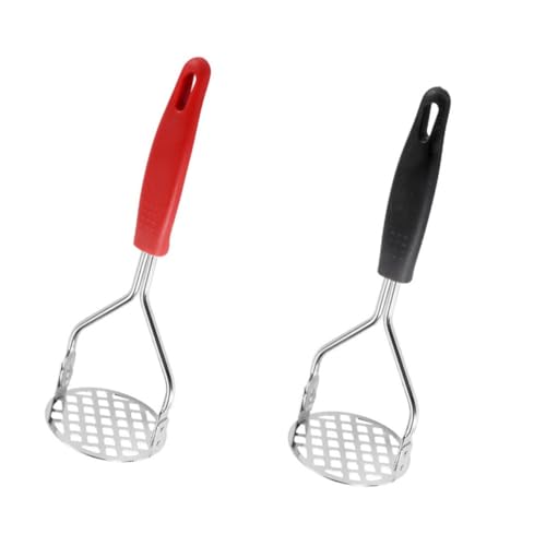 Toyvian 2 pièces Presse-purée Manuel Matériau Alimentaire Presse Légumes et Fruits Facile à Nettoyer Outil de Cuisine Pratique pour Purée Douce et Pomme de Terre Design Ergonomique