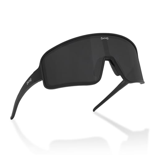 Image of Eyewearlabs OKNO | Polarized Sports Over-Sized Unilens Wrap-Around Branded Stylish Sunglasses For Men & Women | 100% UV Protection Shades | Cricket Sports Cycling Driving Trekking & More