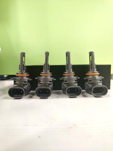 Termitor 9005 9006 Bulbs Combo, 100,000LM 1200% Ultra Bright, True 1:1 Mini Halogen Size, Plug and Play No Adapter, HB3 HB4 Fog Light Conversion Kits, 85000+ Hours Lifespan, Pack of 4