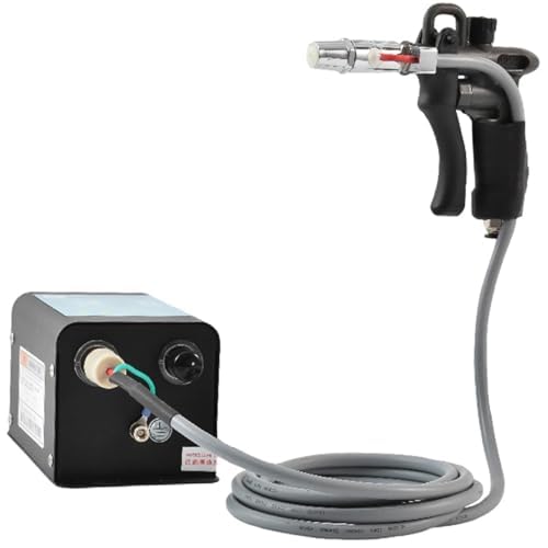 Pistola ad aria ionizzante per eliminazione statica, volume d'aria regolabile con testa a getto a induzione, ideale per riparazioni elettroniche e applicazioni antistatiche