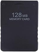 Socobeta High Speed Memory Card, 8M-256M Game Memory Card Compatible with 2 PS2 Games Accessories(128M)