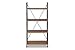 Baxton Studio New Semester Bookshelf, Coffee/Black