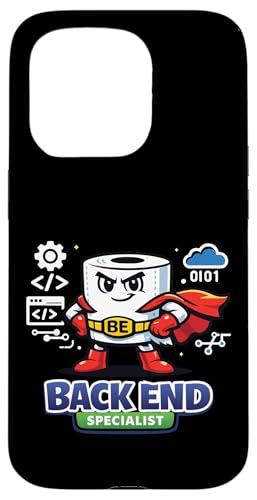 Back End Specialist Developer Funny Programmer Toilet Paper �X�}�z�P�[�X iPhone 15 Pro �p