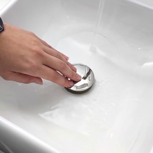 Dona D Cor, Válvula Click 1 1/4 Ralo De Pia Cuba Banheiro Escoamento Lavabo Tampa Up Aço Inox Ralo I