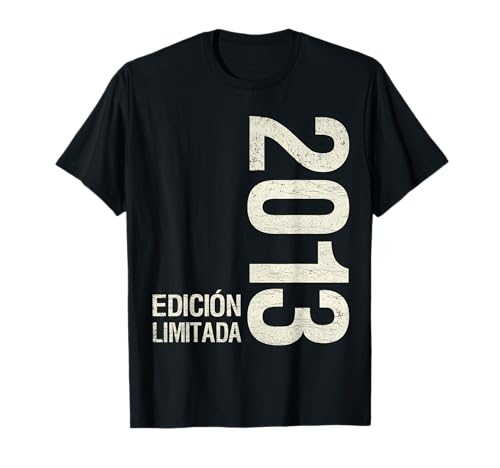 Cumpleaños 12 años niño niña vintage 2013 Edición Limitada Camiseta