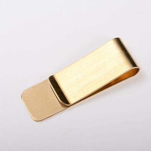 3nh Pack of 1 Money Clips for Men (Color : Brown, Size: Standard Size, Material: Stainless Steel)-image-40