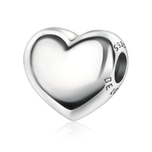 S925 Heart Charms for Pandora Bracelets and Necklaces, Gifts for Family Friend Loved One In Anniversary Birthday Christmas Mothers Day Valentine'S Day