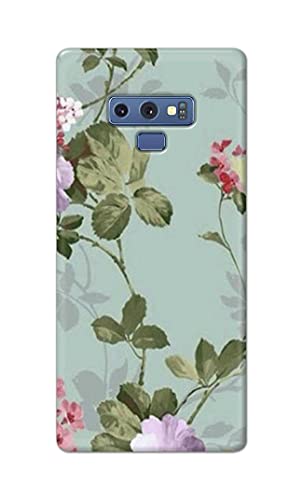 Image of Printed Hard Back Cover Case for Samsung Galaxy Note 9 Back Cover (Floral Painting) -203