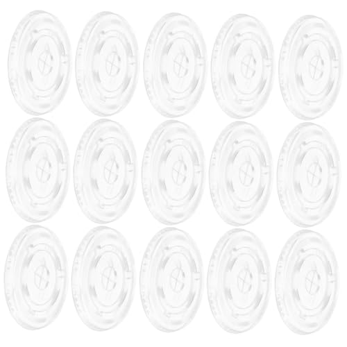 KOMBIUDA Flat Lids Beverage Cup Lids 95 Mouths Replaceable Compact Drink Supply for Home