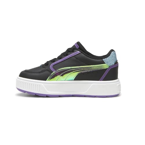 PUMA Toddler Girls Karmen Rebelle Deep Dive Lace Up Sneakers Shoes Casual - Black3