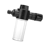 Foam Sprayer Car Wash,Snow Foams Gun for Hose Pipe,Garden Sprayer,Adjustable Foam Bottle,ABS Car Wash Accessories,Multi-Purpose Hose Soap Dispenser for Car Washer,Pet Shower,Plant Watering(Black)