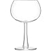 LSA Gin Balloon Glasses in Clear with Flared Stem and Disc Shaped Feet - Durable Mouth Blown Glass - 14 oz Drinkware - Pack of 2