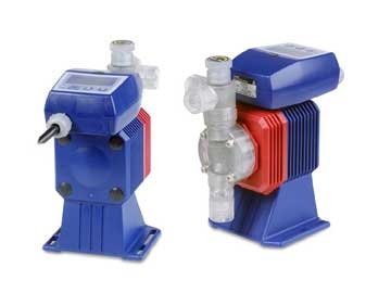 Walchem Metering Pump Model EZB11D1-VC 0.6 GPH 150 PSI 115VAC 3/8 inch OD tubing Connections