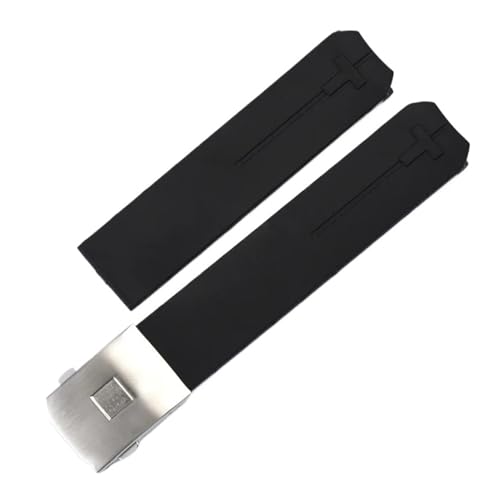 Bracelet montre sport 20mm caoutchouc souple compatible Tissot T-Touch pour la randonnée