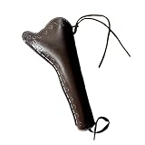warreplica Premium Tanned Leather Western Holster for 1851 Navy & 1860 Army|Fits 7.5' & 8' Barrel Revolvers|Handcrafted Cowboy Gun Rig for Uberti,Pietta,Colt & Ruger|Single Action Black Powder Holster
