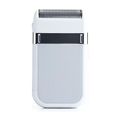 Pop Sonic Zip Compact Shaver for Men - Advanced Foil Technology Men's Electric Shavers - White/Grey Splash Proof Face Shaver - Wet & Dry Electric Balder - Compact Size for Home, Gym, Travel Cover