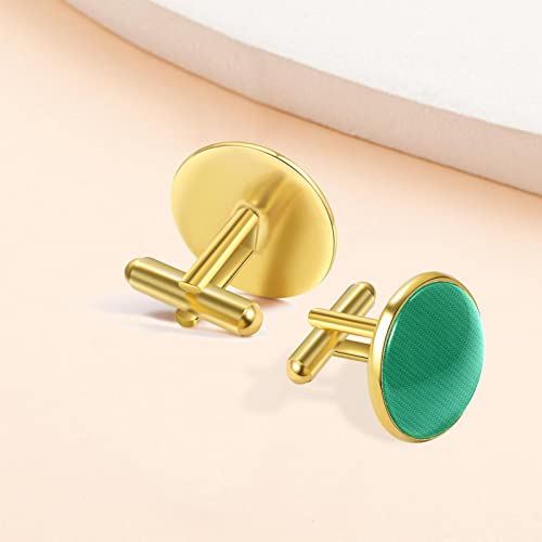 Esthetische Peacock Feathers Manchetknopen voor mannen set gepersonaliseerd - Image 8