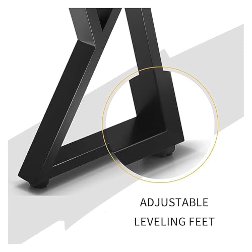 Pieds de table en métal pour banc intérieur et support de table basse en acier - 6