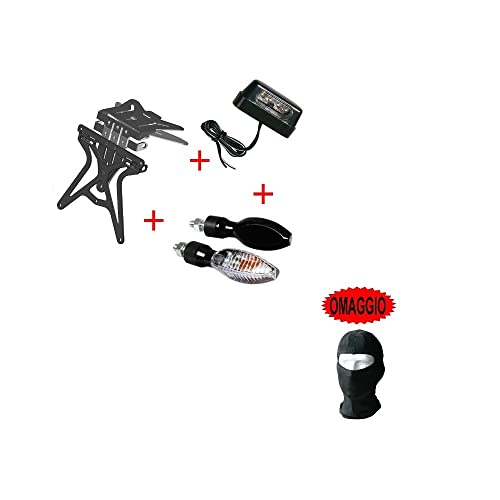 RTICOLO NUOVO E DISPONIBILE QUESTA MAGNIFICA OFFERTA PREVEDE: KIT COMPLETO DI 3 PRODOTTI PER MOTO 1° PORTATARGA REGOLABILE AERO-X 2° LUCE TARGA A 4 LED BIANCO 3° COPPIA DI FRECCE A LAMPADINA 10W PRODOTTI UNIVERSALI CHE POSSONO ESSERE ADATTATI A TUTTE LE MOTO (ANCHE CON QUALCHE MODIFICA) DA MONTARE DIRETTAMENTE SUL PORTATARGA AERO-X COSTRUTTORE: Lampa CODICE PRODOTTO: KIT-PL5C COSA RICEVERETE:1 confezione di 90146 + 90162 + 90079 LA PASSIONE DELLE DUE RUOTE PER UN
