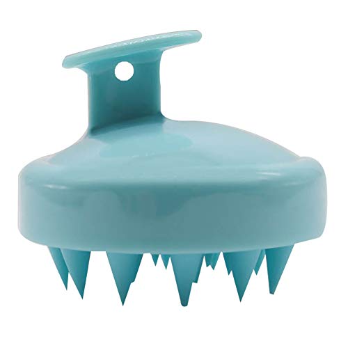 Bangle009 Handheld Bath Brush Soft Silicone Scalp Shampoo Shower Brushes Hair Washing Comb Massager Green