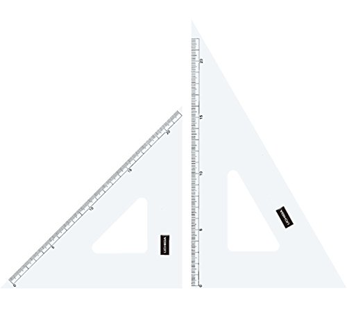 Triangle Uchida 18cm graduation haute précision pour diplôme