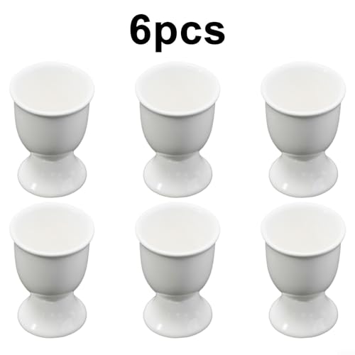 Essentielles Frühstücksartikel-Set mit 6 Keramik-Eierbechern für jeden Haushalt – Bild 5
