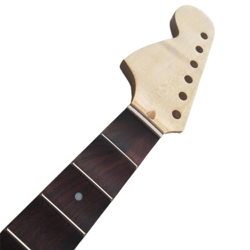 Manche guitare electrique festonne 22 frettes en erable vernis brillant