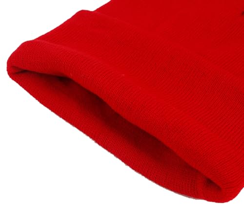 Gorro Beanie de Color Sólido para Invierno Unisex miniatura 5