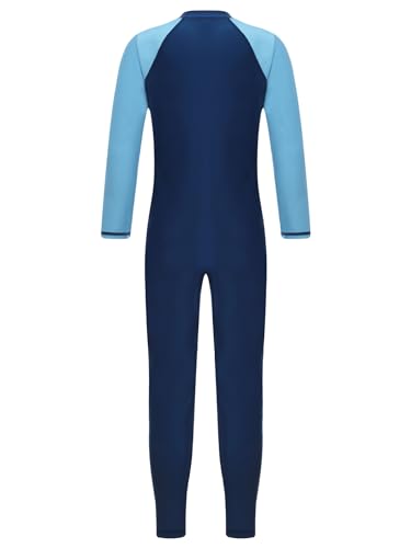 Girls/Boys One-Piece Full Body Swimwear Kids Long Sleeve Zipper Sport Swimsuit UPF 50+ Rash Guard2