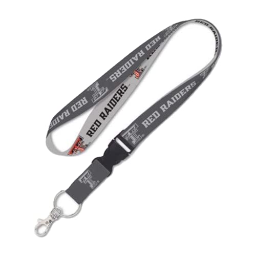Cordon Texas Tech Red Raiders détachable WinCraft pour badge et clés sécurisés