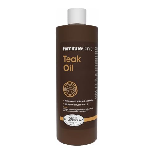 Furniture Clinic Teak Oil | Wood Oil Protects & Cleans Outdo...