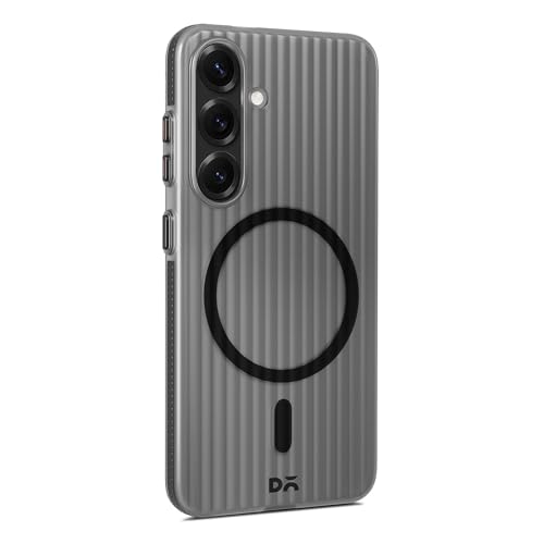 Image of DailyObjects Case for Samsung Galaxy S25, Drop Protection TPU Beam 2.0 Magnetic Clear Slim Shockproof Back Cover