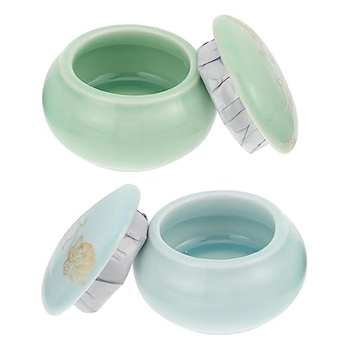 FOMIYES 2piezas Botellitas Cerámicas Elegantes para Lápiz...